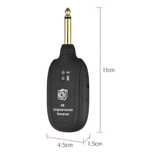 Wireless Audio Transmission Set with Receiver Transmitter For Electric Guitar