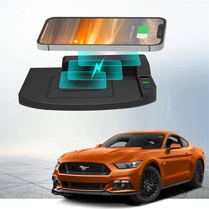 Wireless Mobile Phone Charger for Ford Mustang 2015-2021