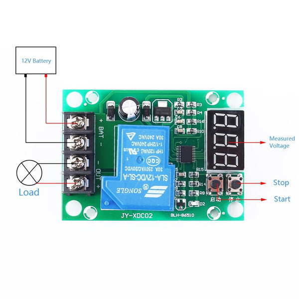 Over-discharge Low Voltage Disconnect and Battery Charger Protection Board