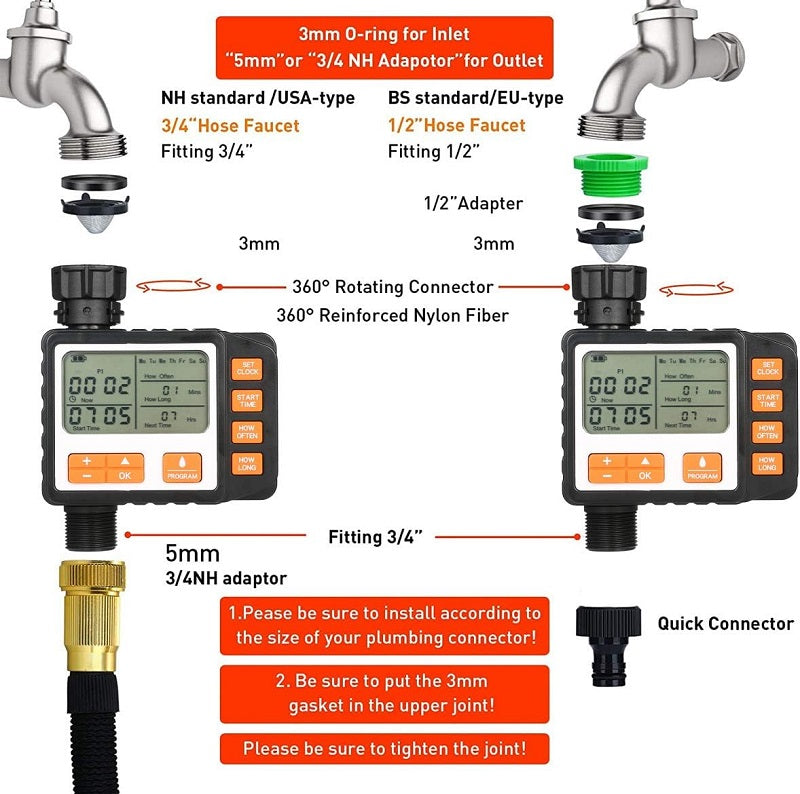Xufu XF000017 Intelligent Automatic Garden Sprinkler (10007704) - Electromann SA