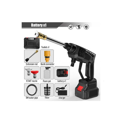XF0268 Wireless High Pressure Hand Held Cleaning Gun Car Washing Machine Set (10009037)
