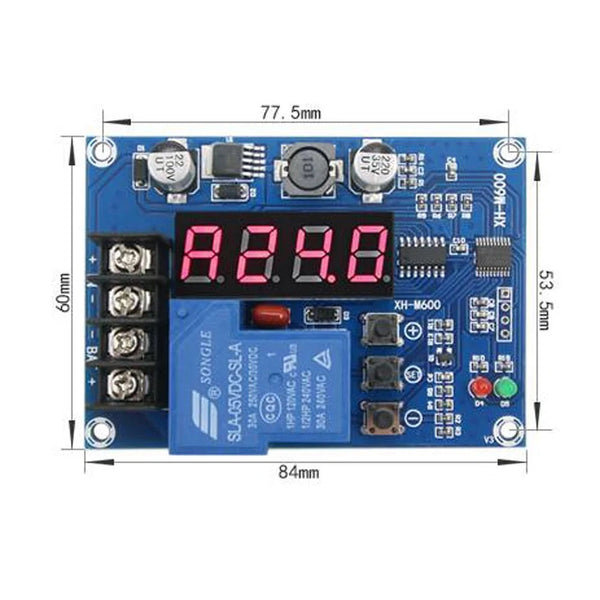 XH-M600 DC 6V-60V 30A Digital Lithium Battery Charger - Efficient and Reliable Charging for Lithium Batteries