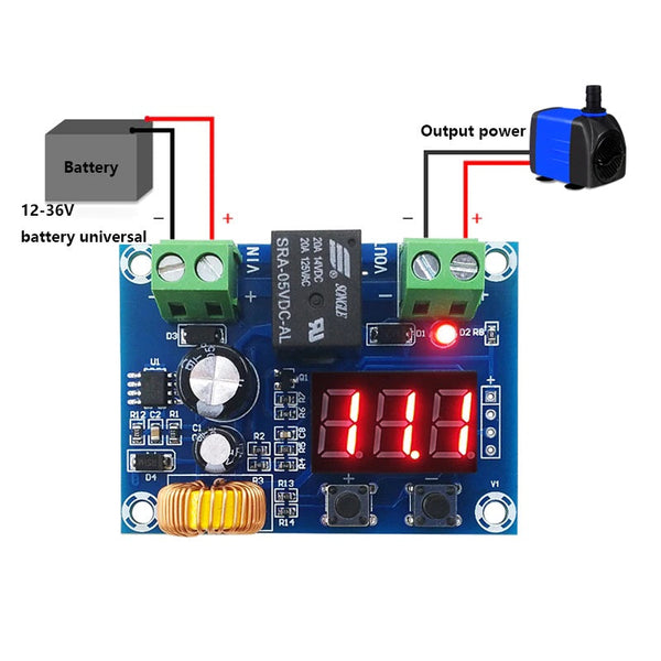 XH-M609 Battery Low Voltage Disconnect Switch with LED Display