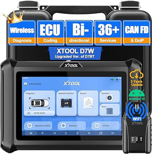 XTOOL D7W Automotive Bidirectional Wireless Wifi Diagnostic Scan Tool