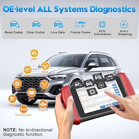 XTOOL IP608 Automotive Diagnostic Scan Tool - FREE Software Updates