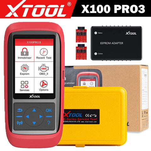 I-XTOOL X100 PRO3 Auto IMMO Key Programming Code Reader kanye ne-Engine Diagnostic Scanner 