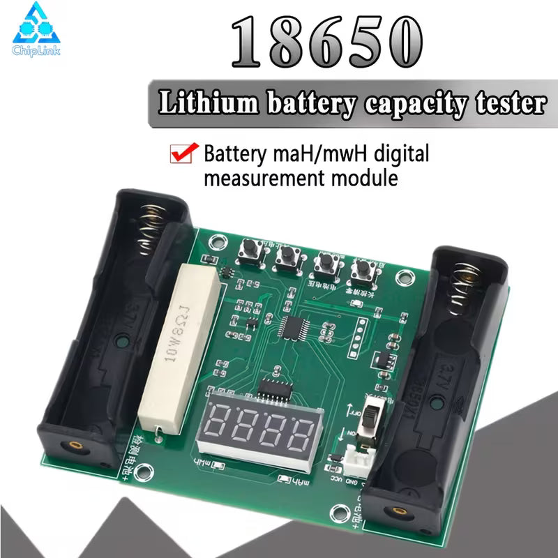 XH-M240 Battery Capacity Tester for 18650 Lithium Cells - Electromann SA