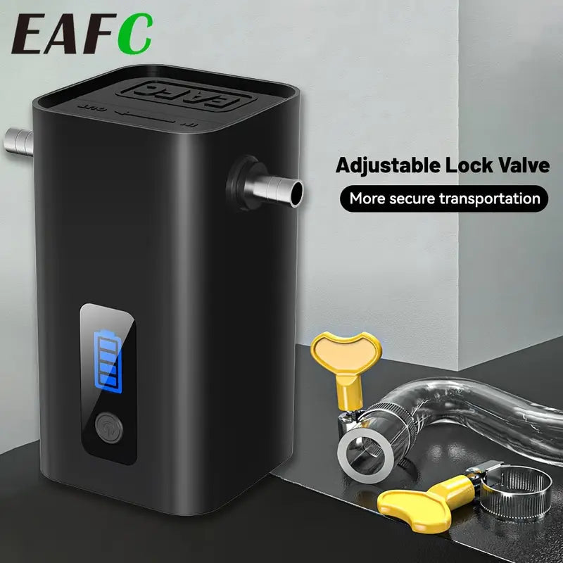 EAFC Portable Wireless oil pump - Easily Transfer Oil/ Crude Oil And Fuel with This Powerful Siphon Tool! (PRE-ORDER) - Electromann SA