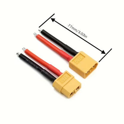 XT60 500V 25A Male & Female Bullet Connectors Plug Sockets (10004057) - Electromann SA