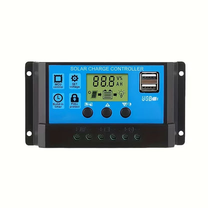 30A 12v/24v Solar Charge Controller PWM Charging for Solar Off-grid System (10005245) - Electromann SA