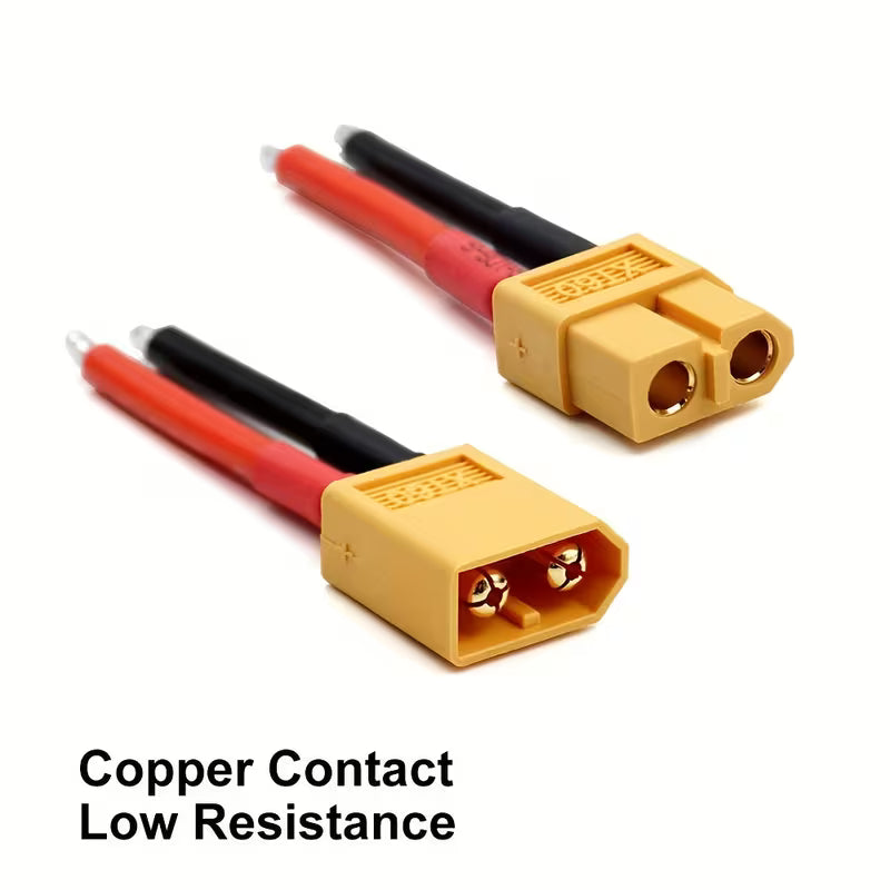 XT60 500V 25A Male & Female Bullet Connectors Plug Sockets (10004057) - Electromann SA