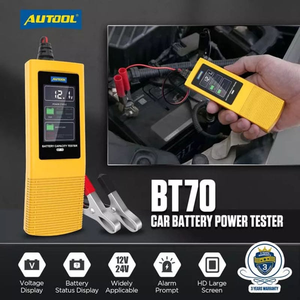 Autool BT70 12V/24V Digital Battery Tester