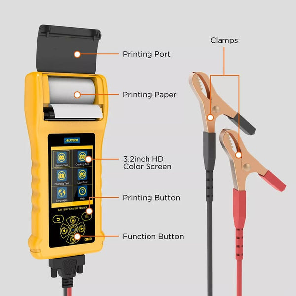 Autool BT760 6-32V Car Battery System Tester