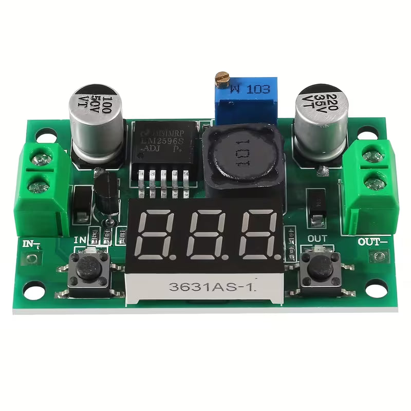 LM2596 DC-DC Voltage Regulator Adjustable Step Down Power Supply - Electromann SA