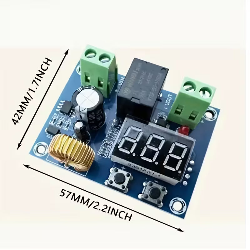 XH-M609 Battery Low Voltage Disconnect Switch with LED Display (10005416) - Electromann SA