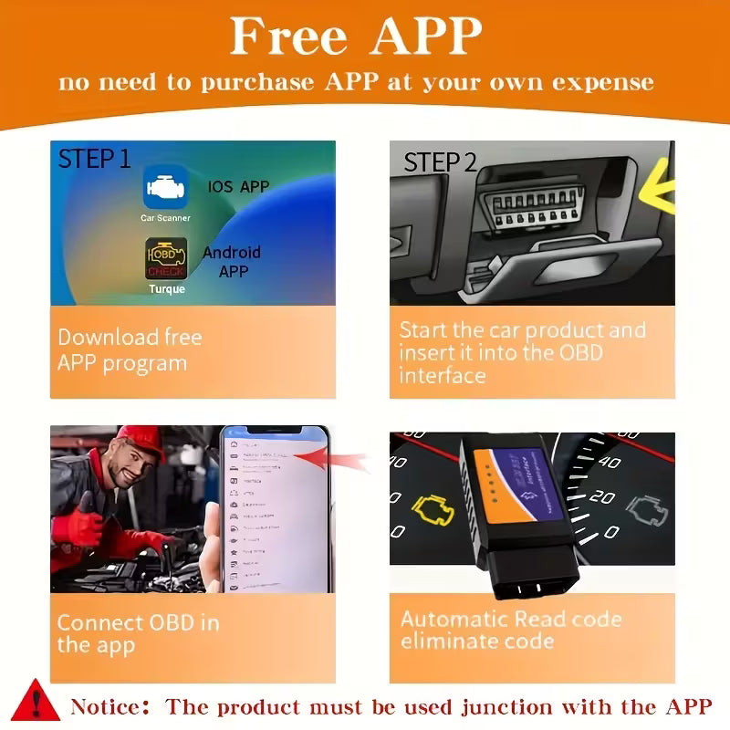 ELM327 Bluetooth OBD2 Vehicle Diagnostic Adapter - Electromann SA