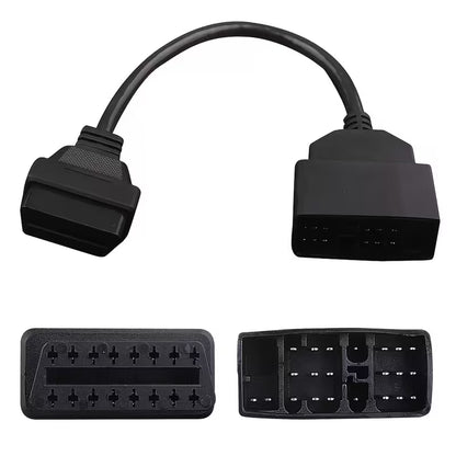 TOYOTA 22 Pin To 16pin OBD1 To OBD2 Adapter - (50000200) - Electromann SA