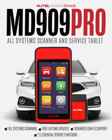 Autel MD909 Pro | Full Diagnostic & Service Scanner | Free Lifetime Updates (10007827) - Electromann SA