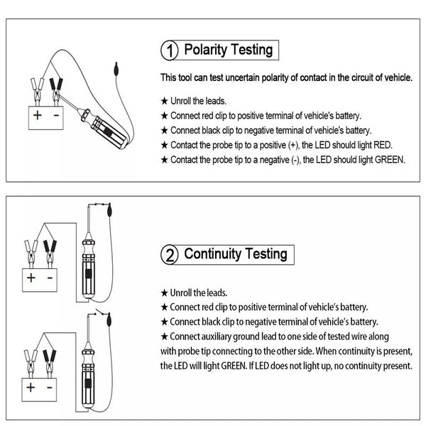 Autool BT160 6-24V Car Circuit Tester