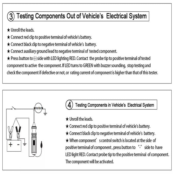 Autool BT160 6-24V Car Circuit Tester