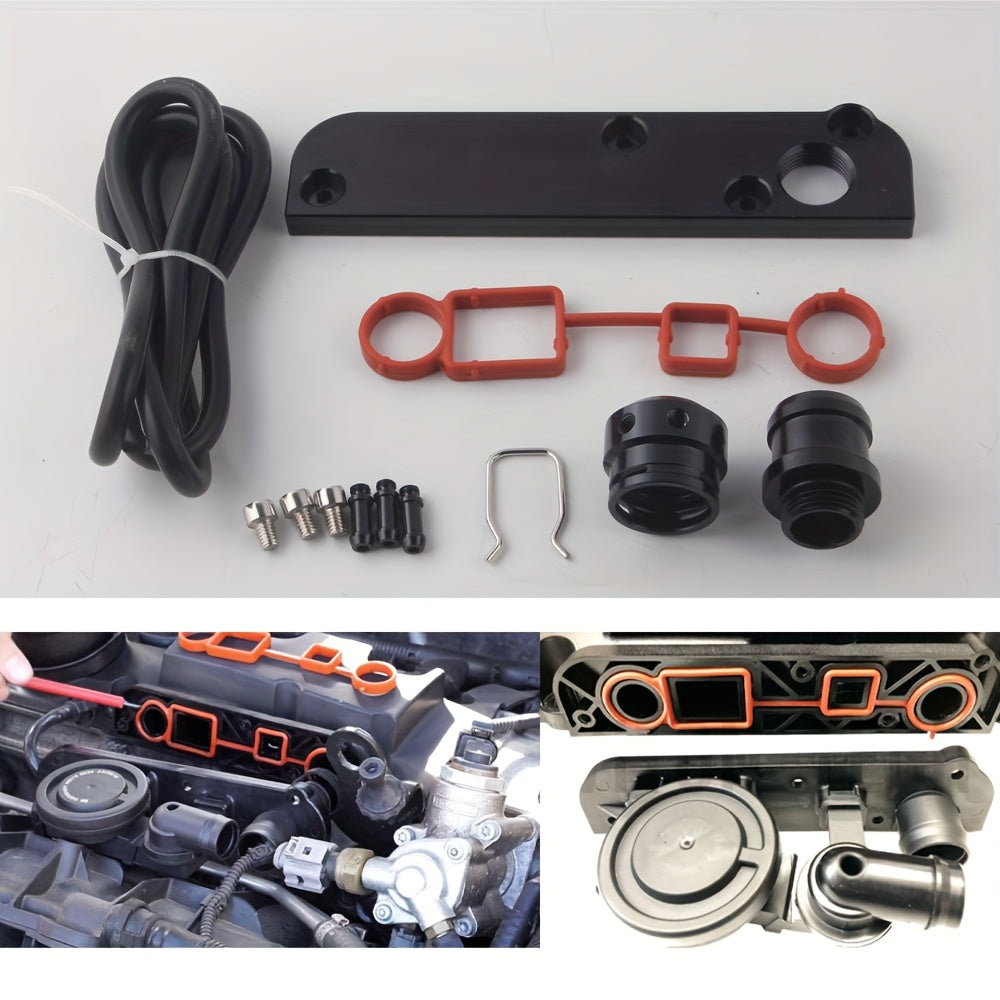 PCV Adapter Kit with Boost Cap for Audi VW 2.0 TFSI EA113 Engines, Boost Cap (10007660) - Electromann SA