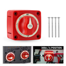 M-Series 12-32V 100-300A Mini Isolator Switch (10000866) - Electromann SA