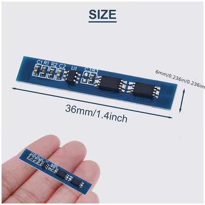 1pc 2S 7.4V 8.4V 8A Lithium Battery Protection Board BMS (10003496) - Electromann SA