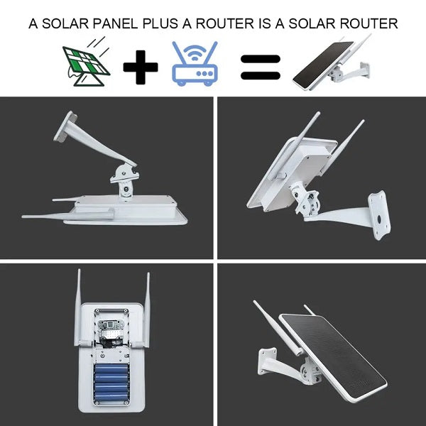 SE-R1-4G 6W sonkrag-aangedrewe Wifi-buitelugroeteerder 