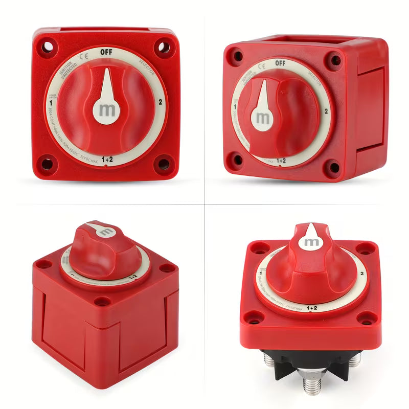 M-Series 12-32V 100-300A Mini Isolator Switch (10000866) - Electromann SA