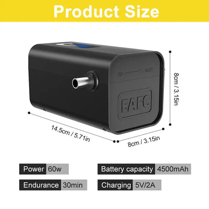 EAFC Portable Wireless oil pump - Easily Transfer Oil/ Crude Oil And Fuel with This Powerful Siphon Tool! (PRE-ORDER) - Electromann SA
