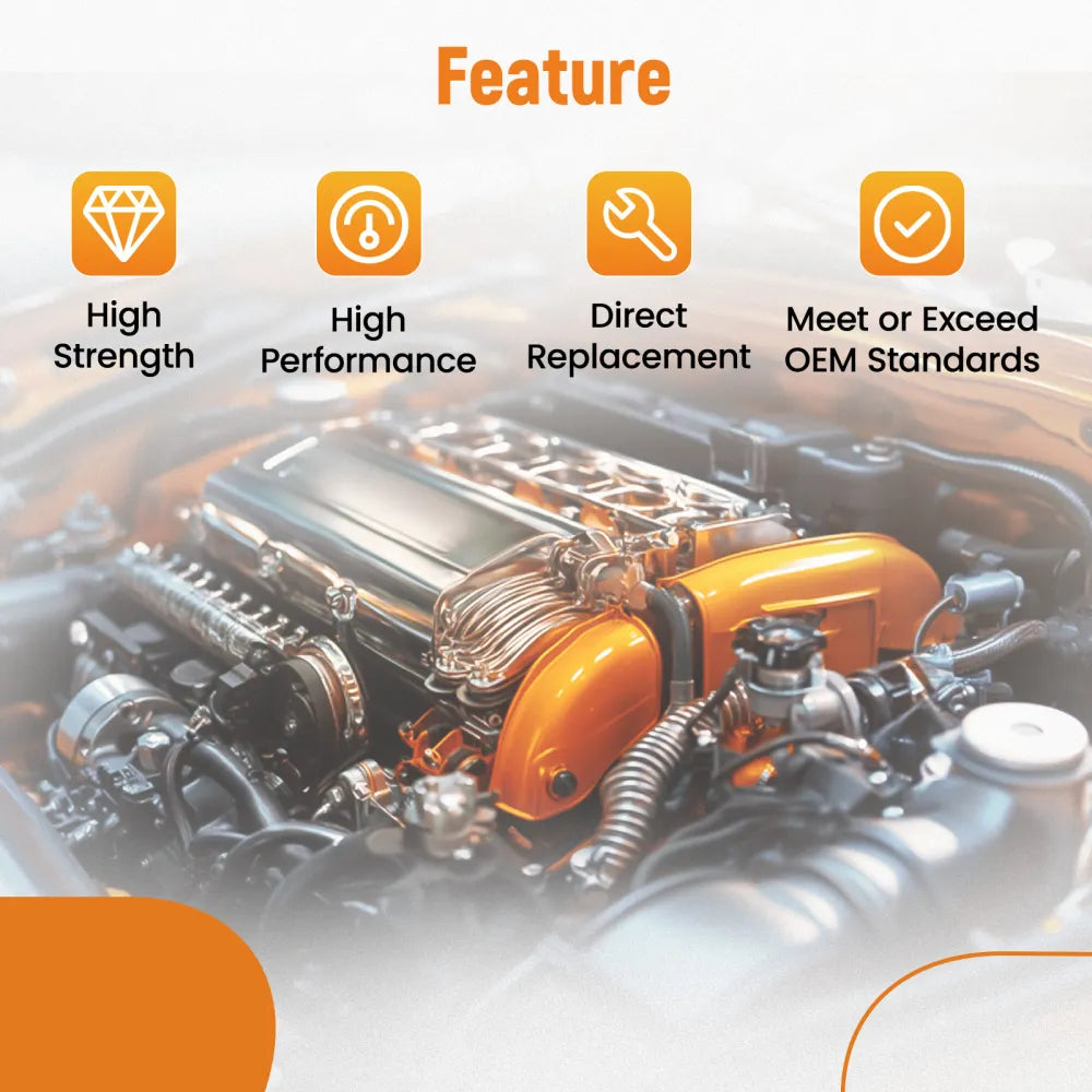 4Pc Engine/Trans/Motor Mount Pitch Mount compatible for Subaru Impreza (10007759) - Electromann SA