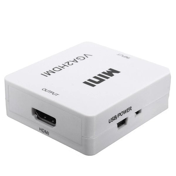 1080P Mini VGA to HDMI Converter - Connect VGA-enabled devices to HDMI displays in full HD resolution