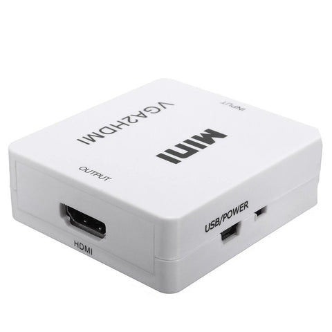 1080P Mini VGA to HDMI Converter - Connect VGA-enabled devices to HDMI displays in full HD resolution