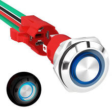 19mm 20A Large Current Metal Momentary Push Button Switch (10008257) - Electromann SA