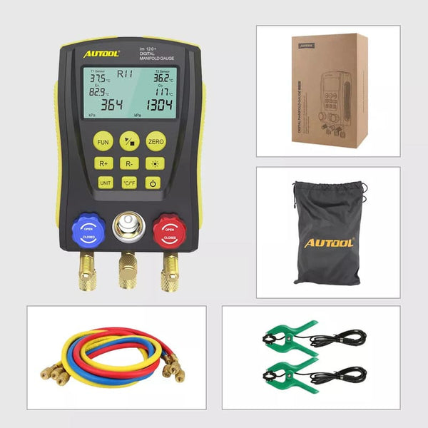 Autool LM120+ Digital Manifold Gauge