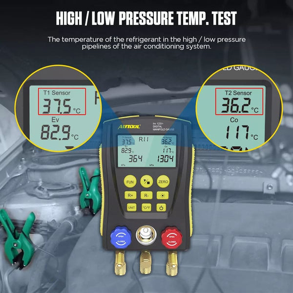 Autool LM120+ Digital Manifold Gauge