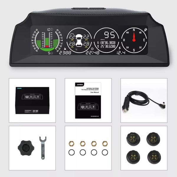 Autool 4×4 X91 Smart HUD Slope Meter