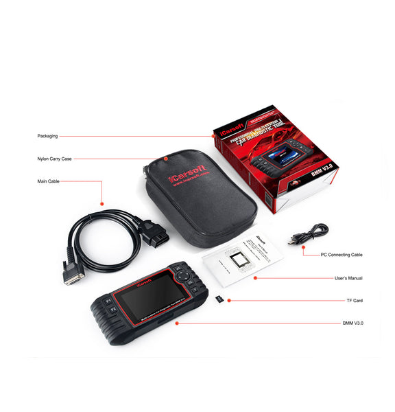 iCarsoft BMM v3.0 Diagnostic Tool for BMW-Mini-Rolls Royce Vehicles