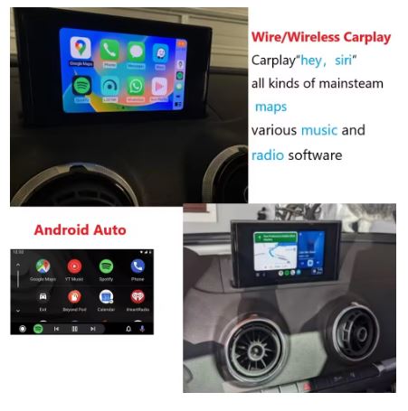 iManAuto Wireless CarPlay Android Auto Module For Audi A3/S3 8v Q2 8P 2013-2018