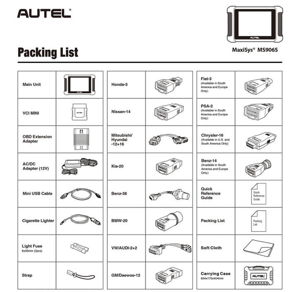 Autel MaxiSys MS906S Diagnostic Scanner Tool | 31+ Service Functions