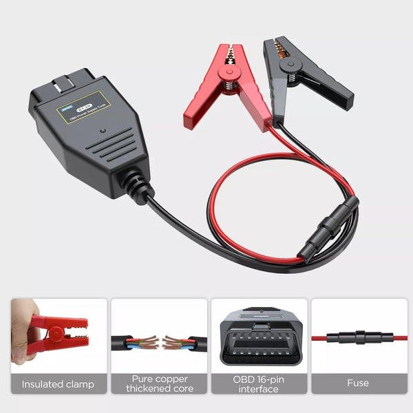 Autool BT30 Car OBD2 Battery Replacement Tool | ECU Memory Saver