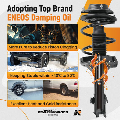 Front Suspension Shock Absorber compatible with Subaru Impreza/WRX 2008-2011 (10007729) - Electromann SA