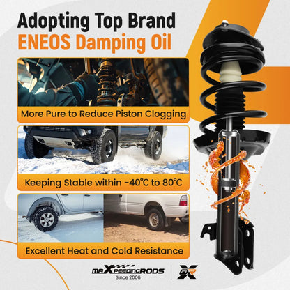 Front Suspension Shock Absorber compatible for Subaru Forester 2009 2010-2013 2.5LITER (10007726) - Electromann SA