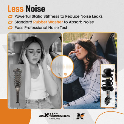 Front Suspension Shock Absorber compatible for Subaru Forester 2009 2010-2013 2.5LITER (10007726) - Electromann SA