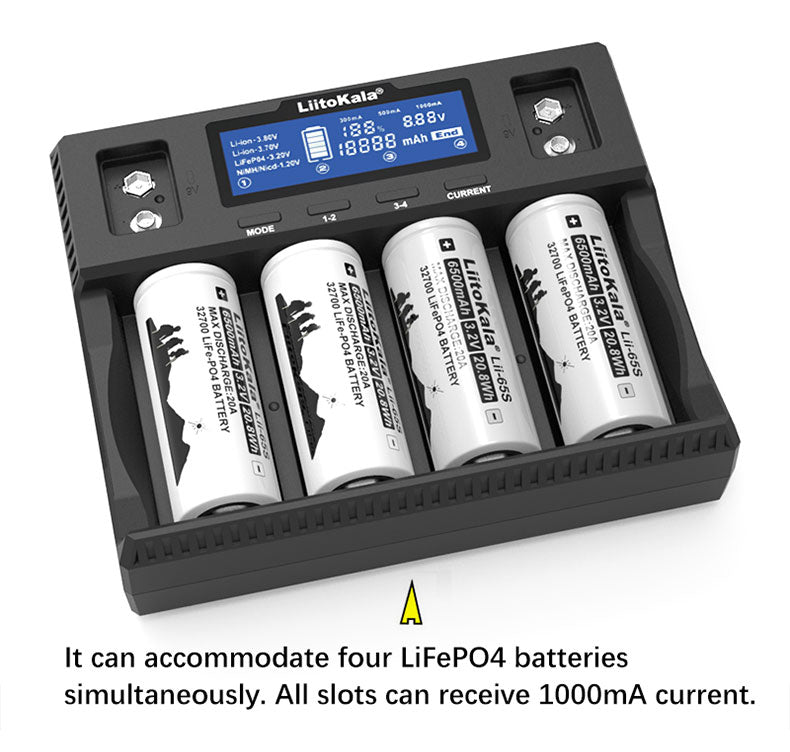 Liitokala Lii-D4XL Smart Multiple Slot Charger (10008397)