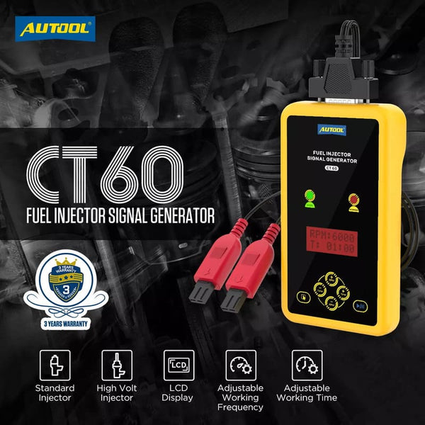 Autool CT60 Car Fuel Injector Tester and Cleaner