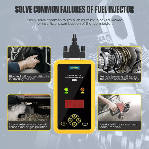 Autool CT60 Car Fuel Injector Tester and Cleaner