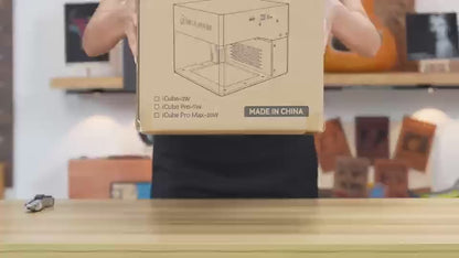 Sculpfun iCube Pro Max 10W Laser Engraver Portable Laser Engraving Machine with Smoke Filter Temperature Alarm Ultra Fine 0.08mm (10006926)