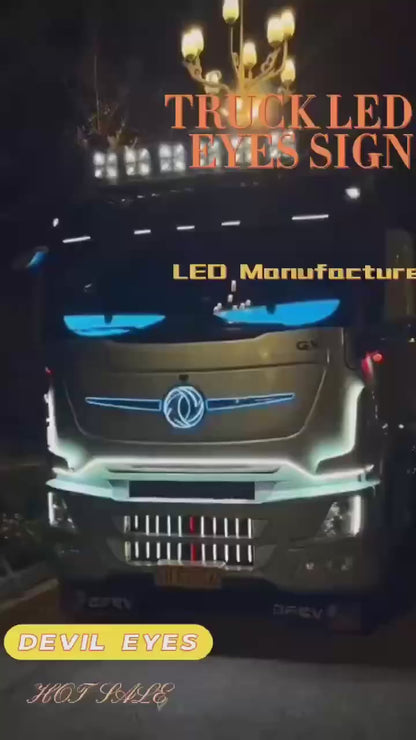 Smart LED flexible Screen Car Sticker with Scrolling Electronic Characters - Remote Control and App Controlled