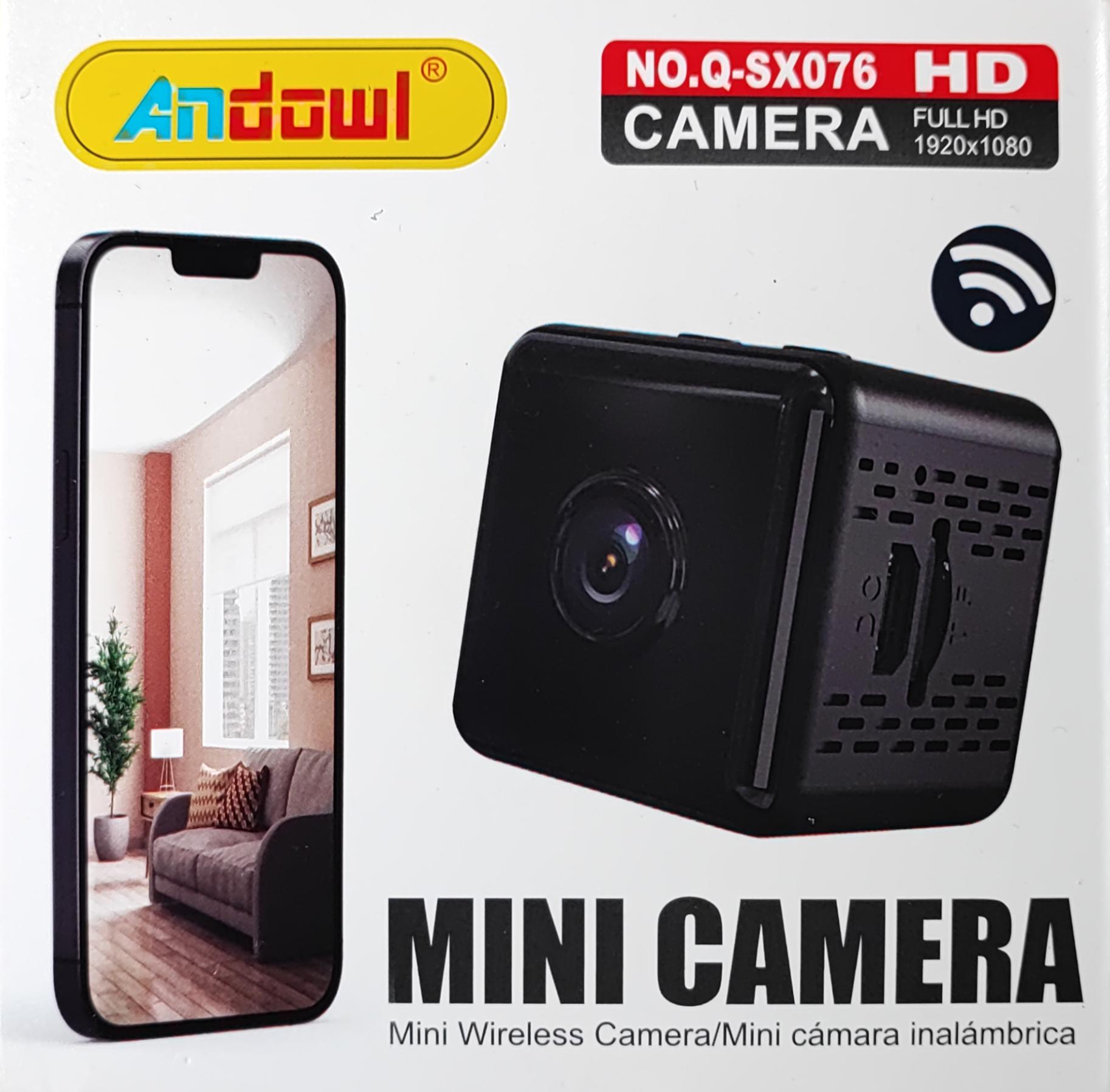 ANDOWL 1080P HD Mini Wireless WIFI IP Camera DVR - Compact and Versatile Security Camera